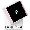 PANDORA Ciondolo in argento con lettera F