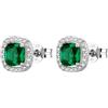 Brosway Orecchini Donna, Orecchini a Lobo in Argento e Life Green | Collezione FANCY - FLG141