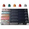 Generic Nespresso Pacchetto esplorazioni del mondo: Envivo, Fortissio, Linizio, Shanghai, Buenos Aires Lungo - 50 Capsule