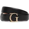 GUESS cintura Adjustable Belt W105 Black nero accorciabile