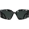 KARL LAGERFELD Women's Sunglasses KL6206S - Black Tortoise/Nude with Solid Nude Lens