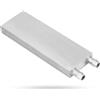 Bewinner dissipatore di calore CPU in alluminio blocco raffreddamento ad acqua per PC portatile (40x120x12mm)
