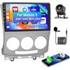 Hikity [4+64G] Android 15 Autoradio per Mazda 5 2007 2008 2009 2010 Radio CarPlay Android Auto Wireless Schermo 9 Auto Radio Bluetooth Mirror Link Navi GPS EQ DSP WiFi FM RDS