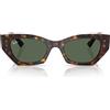 Ray-Ban Occhiali da Sole RB4430 135971 Zena Marrone/Verde Scuro Unisex 52/22/145