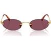 Miu Miu Occhiali da Sole MUA54S 5AK20Y Oro/Violetto Scuro Donna 51/20/140