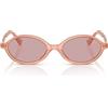 Miu Miu Occhiali da Sole MU04ZS 20I60V Rosa Opalino/Rosa Donna 50/18/140