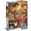 Clementoni - Puzzle 1500 Pezzi per Adulti e Ragazzi, Illustrazione Giapponese Koinobori Dance, Idea Regalo, Compact Box, Made in Italy, 59,5x84,5, Poster Incluso, 31756