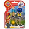 FIRMANSAM Scelta: Simba - Set di figure Il Pompiere Sam - Doppio con animali - Serie 4 - Action figure Norman Steele Penny (Elvis; Norman; Nipper)