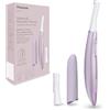 Panasonic ES-WF71-V503, Depilatore Sopracciglia e Viso Donna, Modellatore Preciso con Testina Flessibile, Lama in Acciaio Inox Ipoallergenico, Funzionamento a Batteria AAA, Viola Chiaro
