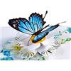 CUT POPUP.COM CUTPOPUP Butterfly - Biglietto pop-up per la festa della mamma a forma di farfalla, biglietti di auguri con fiori, biglietto di compleanno 3d pop-up per nonna, mamma, suocera, figlia IT
