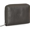 JASLEN - Portafoglio Portachiavi Uomo Pelle Vegan con Chiusura a Cerniera - Portacarte Porta Chiavi per Chiavi RFID - Caso Portachiavi Pelle Vegan Portachiavi Donna Chiuso Design esclusivo del m, Nero