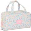 Blackfit8 BLOSSOM - Beauty case rettangolare con manico, borsa per bambini, adattabile al carrello, ideale per bambini dai 5 ai 14 anni, comodo e versatile, qualità e resistenza, 31 x 14 x 19 cm