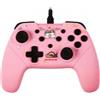 Konix Unik Controller con cavo per Nintendo Switch, Switch 2 e PC - Cavo da 3 m - Fantasia Be Love, unicorni - Rosa