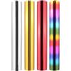 Briartw Glimmer Hot Foil Roll Bundle per artigianato, 4 rotoli di pellicola attivata dal calore per sistema di laminazione a caldo/penna a caldo, 5,9 x 16,1,2 m di pellicola di trasferimento di calore