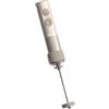 OutIn LattoGo Montalatte Portatile, Montalatte Elettrico Ricaricabile di Livello Professionale, Mini Mixer e Frullatore da Caffè per Schiuma in Stile Barista Ovunque (con Custodia da Viaggio)