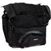 Fischer - Set di 3 Borse Unisex per Portapacchi Bicicletta, Unisex, Tasche Gepäckträger 3fach, Nero, Taglia Unica