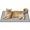 Gimars 2 Pezzi Tappetino Tiragraffi in Sisal Naturale, 50x30cm Protezione Mobili e Divano, Tappeto Graffiatoio Antiscivolo per Parete e Pavimento, Grigio