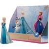 Bullyland 13446 - Set di figure della principessa Elsa, Anna e Olaf di Walt Disney La Regina dei Ghiacci, fedele ai dettagli, ideale come figura per torte e piccolo regalo per bambini dai 3 anni in su