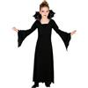 W WIDMANN MILANO Party Fashion - Set costume da vampira per bambini | Costume da vampiro gotico con abito e collare per Halloween, Carnevale e feste a tema