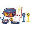 Lexibook Paw Patrol Chase Marshall Giocattolo Musicale, Set di 7 Strumenti Musicali, Blu/Giallo, K360PALXB