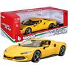 Burago BBURAGO - Ferrari 296 GTB R&P - Modellino Realistico Auto in Scala 1:18, Licenza Ufficiale Ferrari, Età consigliata 3+ Anni