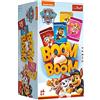 Trefl, Boom Boom Dog Patrol - Gioco di famiglia dinamico per tutta la famiglia, gioco di carte con Bohden - Gioco di fiabe cane Patrol - Gioco di famiglia per bambini a partire da 6 J