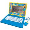LEXIBOOK, Paw Patrol JC599PAi1 - Computer Portatile bilingue e educativo, Giocattolo per Bambini, 170 attività per Imparare, Giocare e Musica, Schermo Grande, Blu/Giallo
