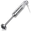 Arendo - Frullatore a mano da 1000 W - Frullatore ad immersione in acciaio inossidabile - Frullatore - Coltello a quattro lame - Regolazione continua della velocità - Pulsante turbo - Potente motore