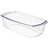 ORYX 5024120 Teglia in vetro per forno, 1,5 litri, stampo speciale per dolci, 27 x 14 x 7 cm