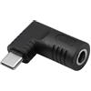 AKYGA Adattatore di ricarica per notebook AK-ND-D07 65 W 5,5 x 2,1 mm/USB-C HP Black