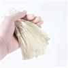 Duories 50 pezzi di nappe mini setose fatte a mano, nappe colorate come segnalibri, nappe dritte con anello in corda per la creazione di gioielli, accessori per artigianato fai da te, segnalibri per borse