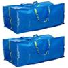 Ikea Frakta Storage Bag,Extra Large Blue (2 Pack)