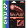 Yonex Poly Tour Fire Set di Corde, 1,2 mm, Colore: Rosso