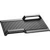 Siemens HZ390522 Houseware grill plate accessorio e fornitura casalinghi | Complemento per piano cottura a induzione con FlexInduction. Piastra con vassoio per olio. Lavabile in lavastoviglie