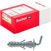 Fischer 100x Tasselli SB 9/8 con Gancio Cancano Corto, 500348