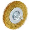kwb 6093-10 Spazzola a disco, filo in ottone, ondulato