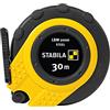 Stabila Misuratore di Nastro a Capsula Lbm 2000 in Acciaio, 30 m, con Scala Mca e Rivestimento in Nylon, Gancio Universale, Capsula Infrangibile, Precisione Mid
