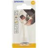 Dremel 428 Set di accessori per spazzole in acciaio al carbonio, 2 spazzole (19 mm) per pulire e rimuovere la ruggine dai materiali metallici
