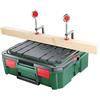 Bosch Cassetta attrezzi elettroutensili SystemBox con piano da lavoro integrato (taglia S, accessorio per sega a gattuccio Bosch PST 700, in scatola di cartone)