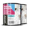 JOVIRA PINTURAS Vernice Per Piastrelle 1,5 Litri | a Base d'acqua. Date un nuovo look alla vostra cucina e al vostro bagno. (2x750 Millilitri, Blu Turchese). C-7-2