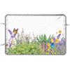 VEVOR Cancello per Recinzione a Maglie di Catena, 183 x 122 cm, Cancello da Giardino in Acciaio Zincato Antiruggine, Pannello Regolabile per Cortile Vialetto Agricolo con Accessori Completi