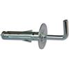 Fischer, Tasselli Metallici SBS 9/6 con gancio lungo (50 Pezzi) per il Fissaggio di Mobili, Mensole, Specchi su Cemento e Mattone Pieno