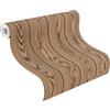 Rasch Wallpaper 499520 - Carta da parati in tessuto non tessuto, effetto legno, rovere, venature in legno, listelli, struttura