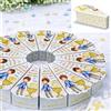 Regalami 25 Scatoline Portaconfetti a Forma di Torta per Battesimo, Comunione o Laurea, Complete di Bigliettino a Tema, Segnaposto e portaconfetti (Comunione Bimbo)