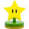 Paladone Lampada Super Mario Super Star - Luce LED personaggio 10 cm, alimentazione a batterie, prodotto ufficiale Nintendo