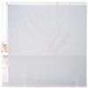 Relaxdays Tenda per Doccia Moderna, 160x240, Vasca da Bagno, Idrorepellente, Montaggio a Soffitto, Rullo Finestra,Bianca