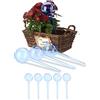 Relaxdays Sfere per Irrigazione, Set da 9, H x D: 28x8 cm, Irrigatori da 250 ml per Piante e Fiori, in Plastica PVC, Blu