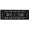 Relaxdays Tappeto per Scale, Antiscivolo in Gomma, Base per Scalinate, Interno ed Esterno, Rettangolare 75 x 25 cm, Nero