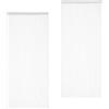 Relaxdays Tenda a Fili, Accorciabile, Set da 2, HxL: 90 x 245 cm, Porte e Finestre, Frange, Separé e Divisorio, Bianco