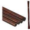Relaxdays Canne di bambù, Set 25 Bastoni, 105 cm, Sostegno per Piante Rampicanti, Decorazione da Giardino, Marrone Scuro